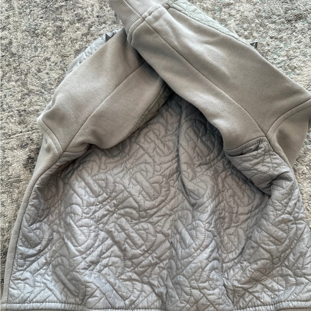 Burberry Boys Light Grey Timothie Top-padded Sweatshirt Size 3Y - Picture 9 of 9